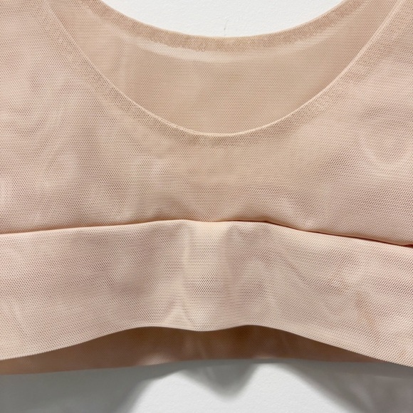 Underbares Mesh U Bra Size Small Beige Cream Tan Comfort No Underwire Lounge - Picture 8 of 13